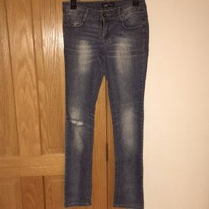 L.e.i. Ashley Lowrise Skinny jeans junior size 3